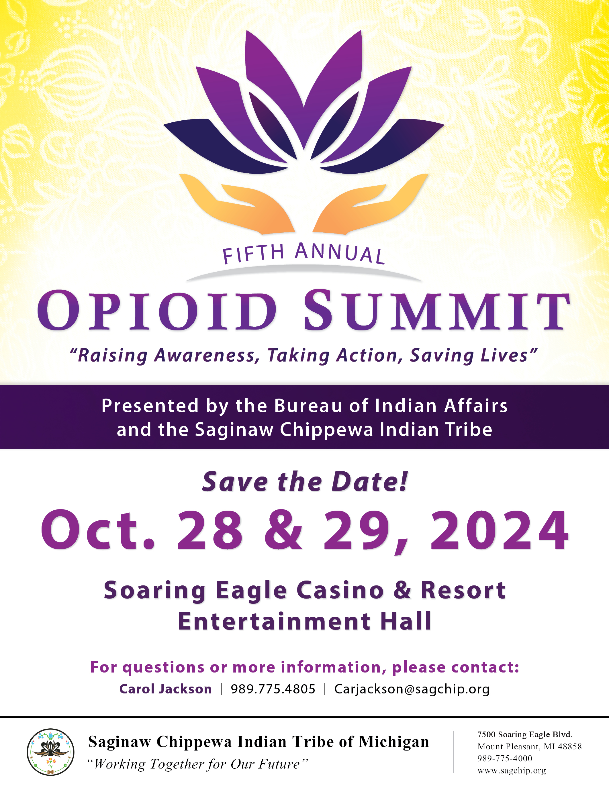 Tribal Opioid Summit Flyer