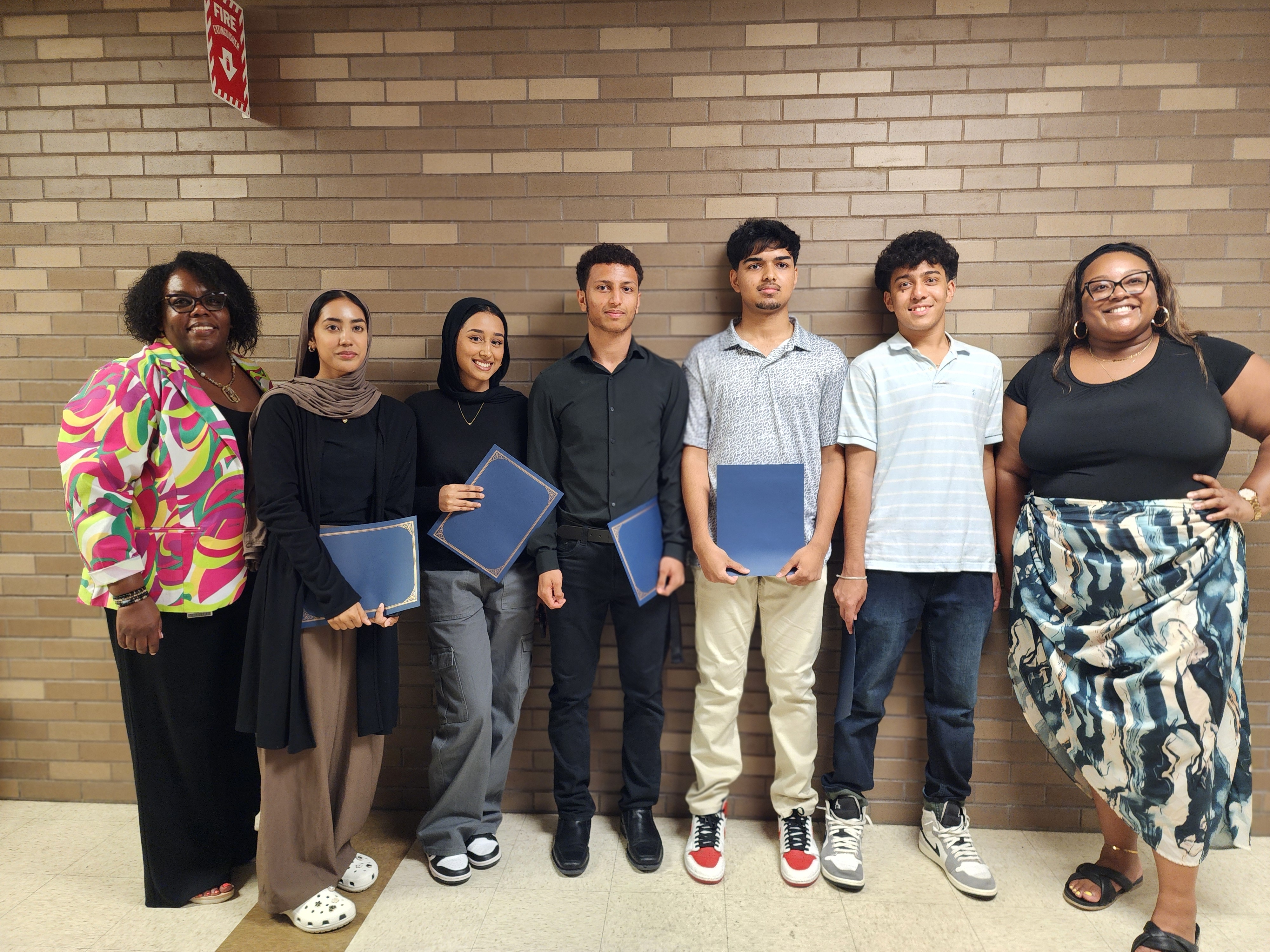 A group of BCAP students posing for a photo