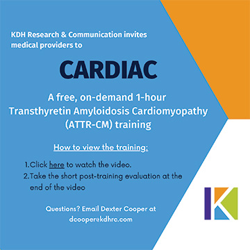 FREE provider training on a cardiac disease that disproportionately affects minority populations